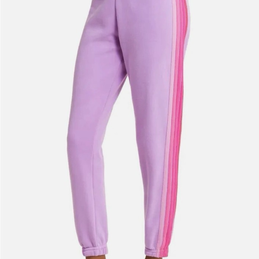 Aviator Nation Purple sweatpants/joggers  with Pink Stripes Size XS
